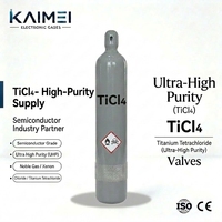 Tétrachlorure de titane (TiCl4) de haute pureté 5N (99,999 %) – Précédent pour la technologie ALD CVD des semi-conducteurs – Fût de 200 L – Gaz spécialisé KAIMEI
