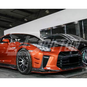 Aile large en fibre de carbone style TopSec GTR 2024 pour Nissan R35 GTR 2017-2023 - Product Image 3