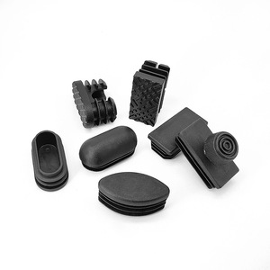 Plastic Plug Furniture Leg Cap <b>Square</b> Oval Black White Yellow Brown Gray Easy Installation Minimalist Design - Product Image 2