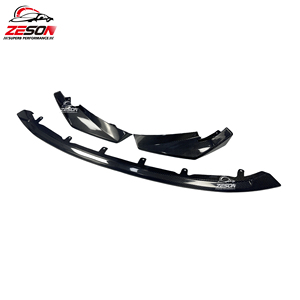 CSL tarzı kuru karbon Fiber ön dudak difüzör Spoiler difüzör BMW G80 G82 M3 M4 karbon Bodykit - Product Image 3