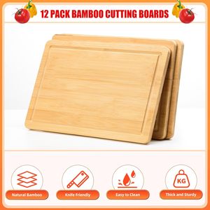 Tablas de Cortar de Bambú Personalizadas de Fábrica, Juego de 3 Tablas de Cortar para Cocina - Product Image 3