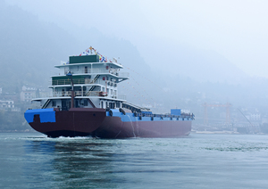 2024 Fazhong utilizó 1710 toneladas de barco de carga de cubierta de acero del astillero Hubei para el transporte de carga de barcazas - Product Image 5