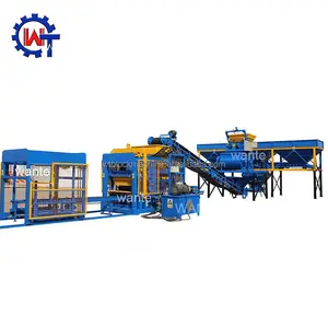 Qt6-15Fully Automatic Brick And Block Making Machine In Ghana Concrete Cement Building Material Supplier