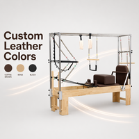 Reformer Pilates en chêne de qualité supérieure avec tour Cadillac 3-en-1, équipement de Pilates professionnel certifié CE, personnalisable pour studio