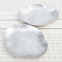 Sous-verre en métal écologique à motif marteau losange, design classique, résistant à la chaleur, pour tasses, collations et bonbons