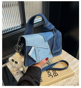 Nuovo arrivo borsa a tracolla Casual a spalla singola da <span class=keywords><strong>donna</strong></span> borse alla moda in Denim di colore a contrasto per <span class=keywords><strong>donna</strong></span> - Product Image 6