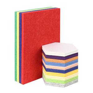 Panneaux acoustiques en polyester ignifuge modernes de 12 mm 1700 g/m² Absorption acoustique hautement efficace Tailles personnalisées Hôtels Appartements - Product Image 5