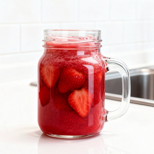 Frasco <span class=keywords><strong>de</strong></span> Vidrio Cuadrado <span class=keywords><strong>de</strong></span> Boca Ancha <span class=keywords><strong>de</strong></span> 16 oz, 500 ml, 480 ml, Hermético, con Tapa Profunda para Conservas y Miel - Product Image 4