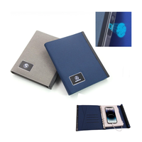 Libreta Electrónica Recargable con Banco de Energía y Cerradura de Huella Digital para Hombre/Mujer, Libreta Inteligente con Banco de Energía