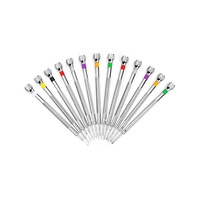 Ensemble d'outils de réparation d'horloger Tournevis de précision en argent 1.0 pour vis de bracelet de montre