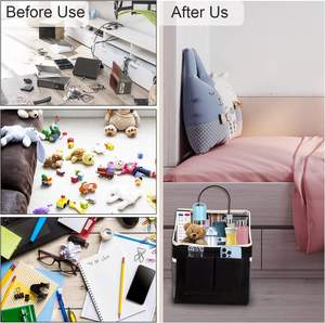 Organizador de Pared Colgante de Lona, Plástico, Metal y Acero para Ropa, Dormitorio, Armario, Artículos Diversos, Llaves, Limpieza y Vajilla - Product Image 6