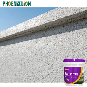 MLIDA Pittura Effetto Pietra Naturale Impermeabile Resistente alle Intemperie Rivestimento Esterno Effetto Granito per Edifici - Product Image 1