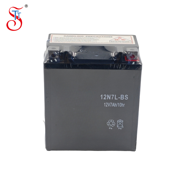 Suitable for Various Motorcycle Models 12V 7Ah Lead Acid Battery 12N7L-BS  Motorcycle Battery Motorcycle Parts