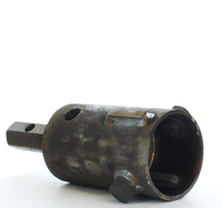 Embout de tarière avec tige hexagonale de 41 mm pour tarière creuse robuste à 2 clés de 3 1/4 po (3,25 po) pour équipement de forage