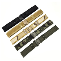 Ceinture tactique durable en tissu Oxford camouflage pour homme – ceinture d'extérieur réglable et multifonctionnelle Ceinture tactique réglable