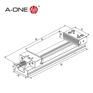 Promotion en stock du étau de machine modulaire de précision CNC en acier inoxydable <span class=keywords><strong>Gerardi</strong></span> GT150A - Product Image 2