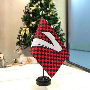 Ensemble de drapeaux de bureau personnalisés en polyester 5x8, pliables, résistants aux intempéries, aux décolorations et à l'eau, portables et multi-usages - Product Image 5