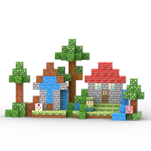 PX-master Guangdong Fabrik Großhandel Anpassbares Dschungel-Wald-Welt Montage-DIY-Puzzle-Set Magnetisches Plastik-ABS EN71 Spielzeug - Product Image 2