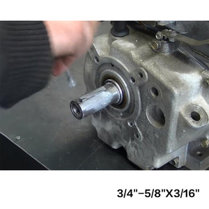 Manchon de poulie en acier inoxydable, adaptateur de clé d'axe de 3/4 à 5/8 pouces pour manivelle de treuil de camion - Product Image 4