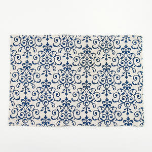 Set de table en porcelaine bleue et blanche, style chinois, <span class=keywords><strong>nappe</strong></span> en coton et lin épaisse résistante à la chaleur - Product Image 6