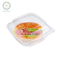 Boîte transparente en plastique LEAP PACK pour le stockage de produits de boulangerie et de gâteaux