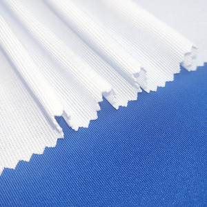 Tela de punto acanalada de poliéster 100% para ropa deportiva, collares de camiseta - Product Image 5