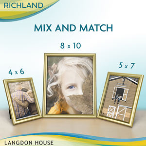 2024 taille personnalisée 8X10 PS ensemble de cadres photo en plastique nouvelle décoration murale de bureau noir; cadre miroir en bois argenté cadre photo Offre Spéciale - Product Image 6