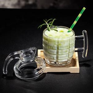 Vaso de Cóctel Personalizado en Forma de Granada, Decantador de Whisky, Vaso de Cóctel Transparente con Asa y Tapa - Product Image 4