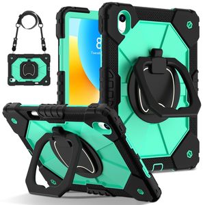 Meilleure vente en gros pour Huawei Matepad 11.5 2023 Contrast Color Robot Silicone Hybrid PC Tablet Case - Product Image 3