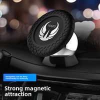Vente directe d'usine, support de téléphone magnétique rotatif pour tableau de bord de voiture, logo personnalisé, modèle