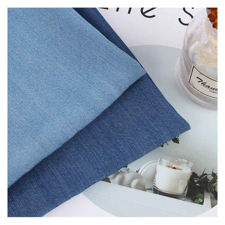 China manufacturer wholesale Eco-friendly 30S 100% Lyocell fabric denim fabric for pants