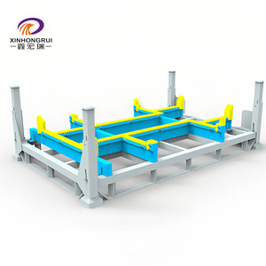 מתלה אחסון ותחבורה לסוללות רכב מפלדת פחמן עמידה, עמיד בפני חלודה, עיצוב ניתן לפירוק, מדפים ניתנים לערום - Product Image 3