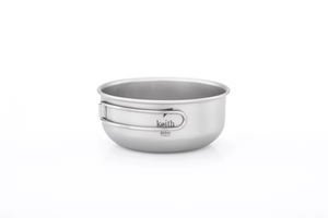 Bol à riz pliable en titane ultraléger de 300 ml, ustensile de cuisine portable pour le camping, l'escalade, le pique-nique, la cuisson - Marque Hummingbird - Product Image 4