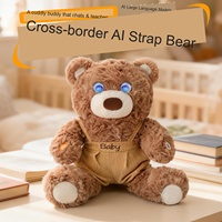 Peluche parlante robot IA pour enfants, ours Teddy, racontant des histoires, conversation vocale, cadeau, peluches intelligentes avec IA