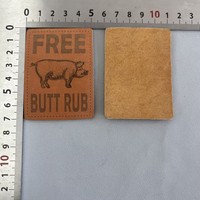 Patchs en cuir PU gaufré réfléchissants personnalisés avec logo de marque à coudre pour jeans – Vente en gros