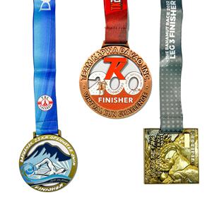 Medalla de Metal Personalizada al por Mayor con Diseño Gratuito en Aleación de Zinc 3D para Premios de Fútbol, 5K, 10K, 21K, Béisbol y Baloncesto - Product Image 3