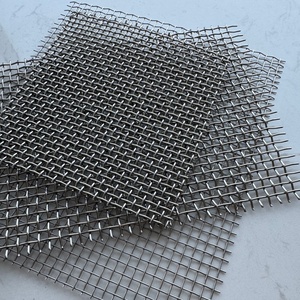 Filtres industriels en maille tissée en acier inoxydable de qualité alimentaire à mailles carrées ondulées pour le découpage et le tamisage, maille personnalisée - Product Image 1