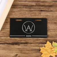 Emblèmes de voiture rectangulaires personnalisés, plaque nominative de haute qualité, autocollant adhésif, logo pour porte de voiture