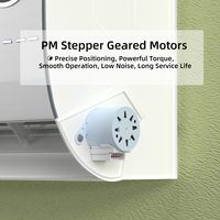 Motor paso a paso con engranajes de imán permanente 12V, reducción 1:64, 4 fases unipolares para actuador de cortina inteligente y abridor de persianas eléctrico