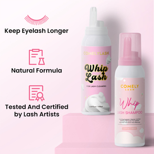 Crema Limpiadora Batida para Pestañas sin Perfume Champú en Espuma | Kit de Baño para Limpieza de Extensiones de Pestañas PBT Rosa de 100 ml | Logotipo Personalizado - Product Image 4