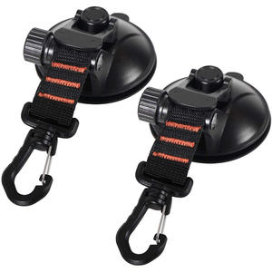 Gancho de Succión para Coche, Portátil para Viajes al Aire Libre, Rotación de 360 Grados, Mosquetón <span class=keywords><strong>Reforzado</strong></span> de Nailon, Gancho para Exteriores - Product Image 5