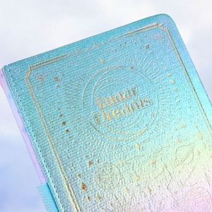 Carnet à couverture rigide avec processus de dorure et paillettes, lignes horizontales, papier durable, cadeau <span class=keywords><strong>d</strong></span>'anniversaire pour étudiant - Product Image 3