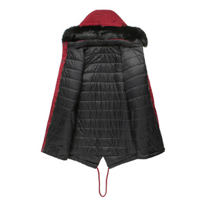 Áo Khoác Parka Nữ Có Thể Đảo Ngược Áo Khoác Chần Bông Nội Thất Bằng Nylon Áo Khoác Ngoài Hai Mặt Ấm Áp Mùa Đông - Product Image 3