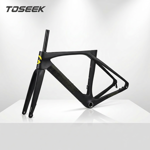 Cuadro de Bicicleta de Carretera TOSEEK Personalizado de Fábrica, Ligero, con <span class=keywords><strong>Eje</strong></span> <span class=keywords><strong>Pasante</strong></span> BBT47, Cableado Interno, Cuadro de Bicicleta de Carreras Resistente - Product Image 1
