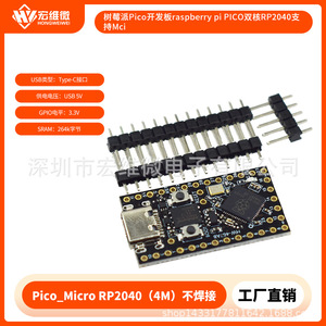 Carte de développement Raspberry Pi ProMicro RP2040 4M 16M compatible MicroPython - Product Image 5