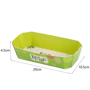 도매 종이 접기 색 과일 포장 상자 홈 거실 간단한 대접 과일 트레이