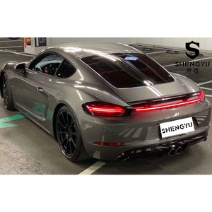 ระบบตัวถังรถยนต์สำหรับ Porsche <span class=keywords><strong>Cayman</strong></span> <span class=keywords><strong>718</strong></span> 982,ไฟท้ายสปอยเลอร์สปอยเลอร์กันชนหน้าและหลัง16-21ถึง GTS - Product Image 6