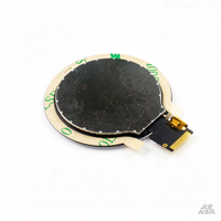 Layar LCD TFT Bulat HEXING 1,28 Inci 240x240 GC9A01 Antarmuka SPI 4 Jalur 350nits Pemasangan Solder untuk Jam Tangan Pintar Perangkat yang Dapat Dipakai