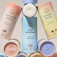 Bâton de déodorant biodégradable contenant de baume à lèvres crème Blush emballage papier baume à lèvres