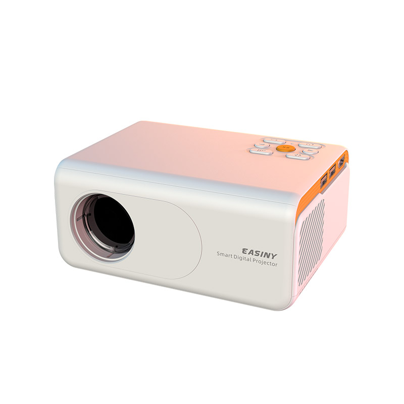 2022 new arrival E1 mirror wireless slim led high resolution multilingual home theater cinema education beamer projector